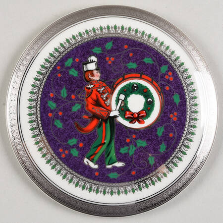 Twelve Days of Christmas Lid for 4" Round Box