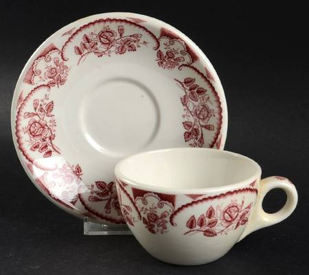 MCN12 Flat Cup & Saucer Set