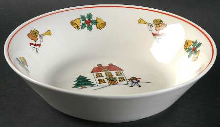 Joy of Christmas Coupe Cereal Bowl