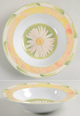 Daisy Charm 10" Round Vegetable Bowl