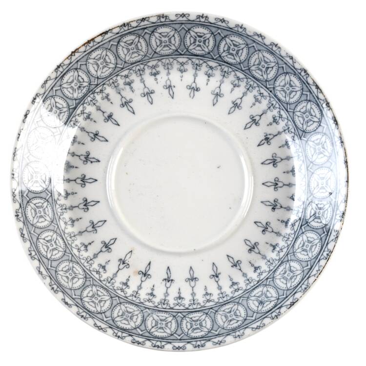 Premiere Blue Gray Saucer