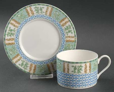 Village Inn Flat Cup & Saucer Set