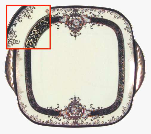 MEI635 Square Handled Cake Plate