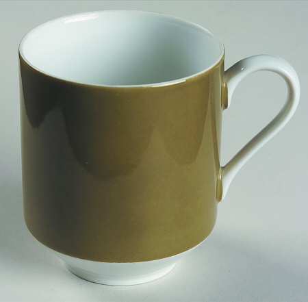 Tawny Green Flat Cup
