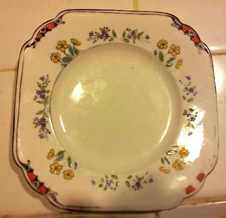 Springtime Square Salad Plate