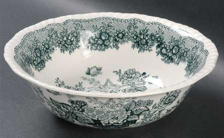 Ascot Green 8" Round Vegetable Bowl