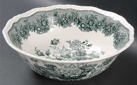 Ascot Green 9" Round Vegetable Bowl