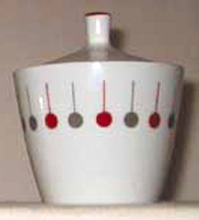 Carnival Sugar Bowl & Lid