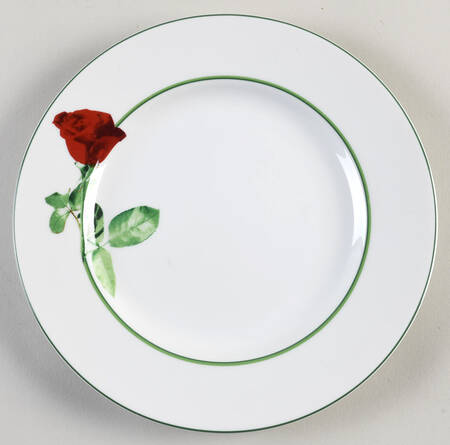 Romantic Rose Salad Plate
