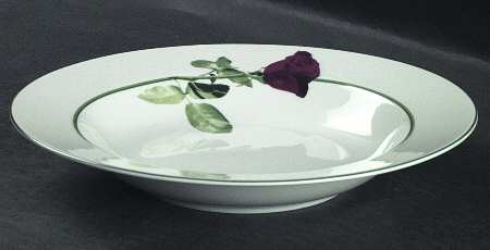 Romantic Rose Rim Soup Bowl