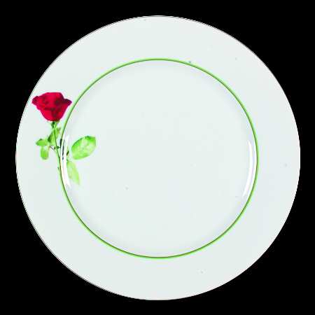 Romantic Rose Dinner Plate