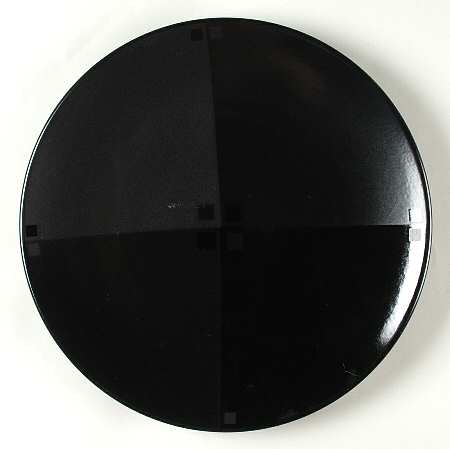 Synergy Black 12" Chop Plate (Round Platter)