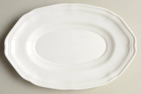 Antique White (Not Bone) Underplate for Gravy Boat