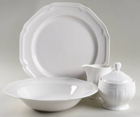 Antique White (Not Bone) 5 Piece Hostess Set