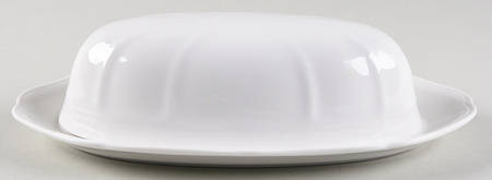 Antique White (Not Bone) 1/4 Lb Covered Butter