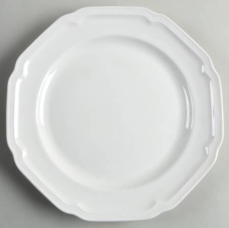 Antique White (Not Bone) Dinner Plate