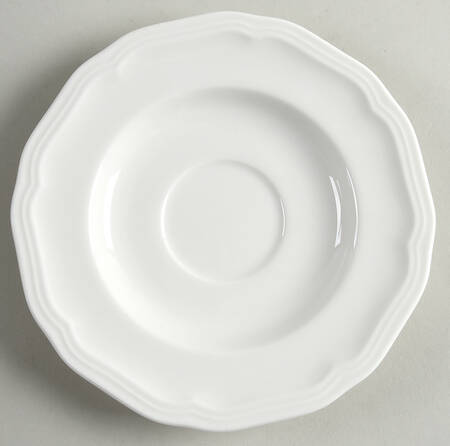 Antique White (Not Bone) Saucer for Flat Cup