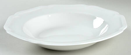 Antique White (Not Bone) Large Rim Soup Bowl