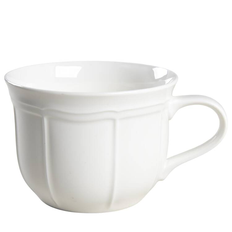 Antique White (Not Bone) Breakfast Cup