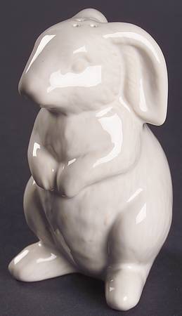 Antique White (Not Bone) Figural Pepper Shaker