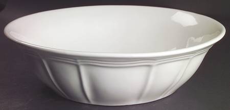 Antique White (Not Bone) 13" Pasta Serving Bowl