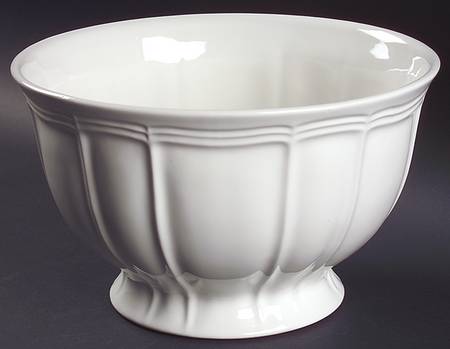 Antique White (Not Bone) 10" Footed Bowl
