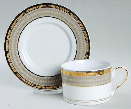 Flat Cup & Saucer Set