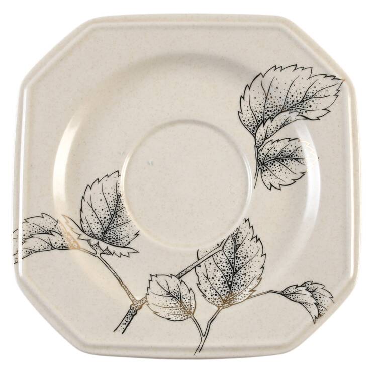 Gold Brocade Saucer