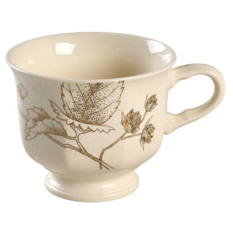 Gold Brocade Footed Cup
