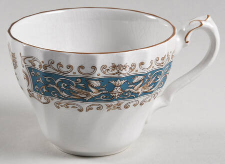 Rialto Blue Flat Cup
