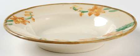 Delphinium Orange Fruit/Dessert (Sauce) Bowl