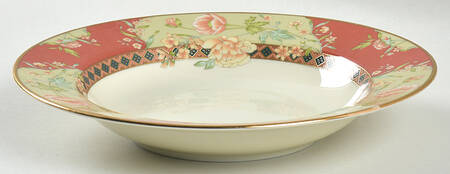 Camellia Rim Soup Bowl