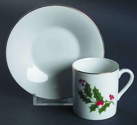 MGI2 Flat Demitasse Cup & Saucer Set by Mogi