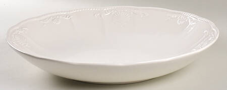 South Hampton White 14" Pasta Serving Bowl