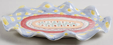 Aalsmeer 9" Oval Fluted Dish