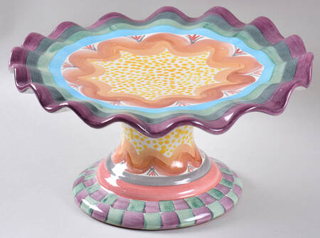 Brittany Footed Cake Plate