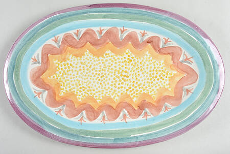 Brittany 16" Oval Serving Platter