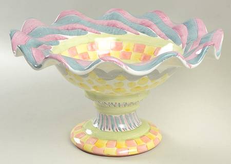 Cayuga Round Compote (Height X Width)
