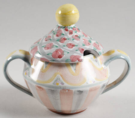 Rose Cottage Sugar Bowl & Lid