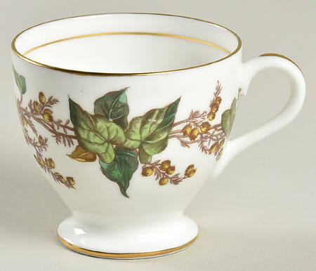 Lothian (Globe Backstamp) Footed Demitasse Cup