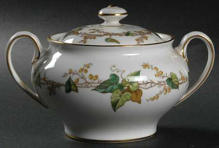 Lothian (Globe Backstamp) Sugar Bowl & Lid
