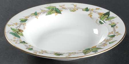 Lothian (Globe Backstamp) Rim Soup Bowl