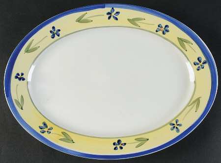 Sarah 14" Oval Serving Platter
