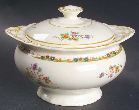 Sunshine Susie Sugar Bowl & Lid