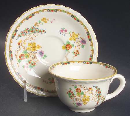 Sunshine Susie Flat Cup & Saucer Set