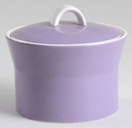 Duplex Purple Sugar Bowl & Lid
