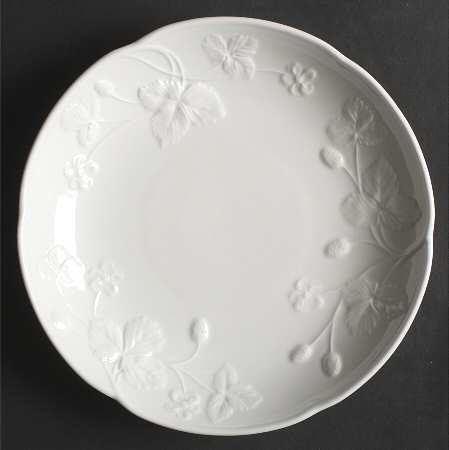 Victoria Strawberry White 8" Individual Pasta Bowl