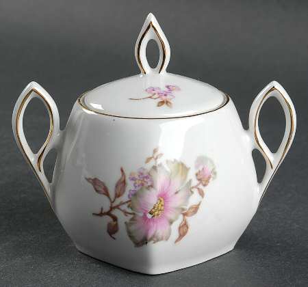 Dogwood Mini Sugar Bowl & Lid