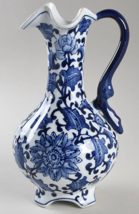 China Blue 36 Oz Pitcher