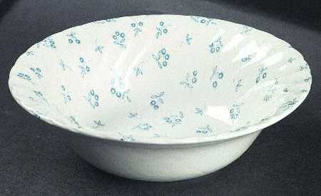 Autumn Berries Blue 8" Round Vegetable Bowl